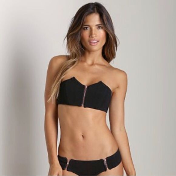 Beach Riot + Stone Cold Fox Cannes Bandeau Bikini Tube Top- Size XS - Picture 1 of 6